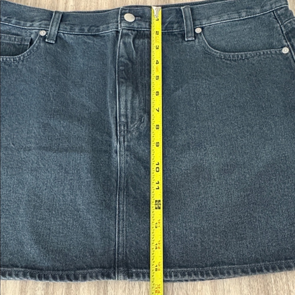 New Madewell 100% Cotton Mini Skirt Size 32 NWT - Picture 9 of 10